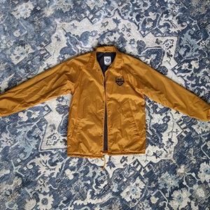 Large Vans Mens Windbreaker Orange 
